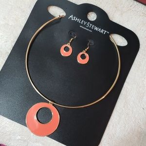 🧡ASHELY STEWART EARRINGAND NECKLACE SET🧡